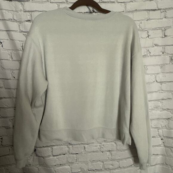 Disney Mickey Mouse The One And Only Sweatshirt Women’s Size Large Gray W/Green - Picture 6 of 6